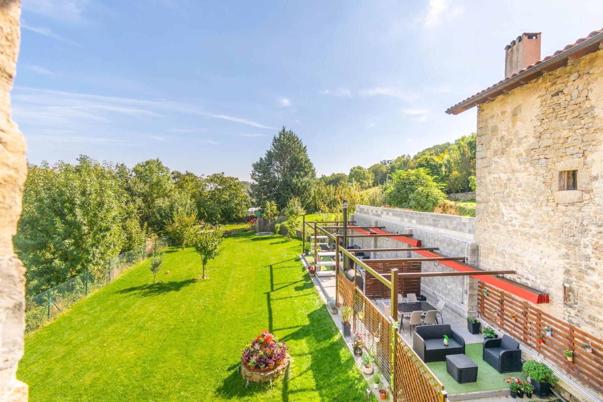 Acogedora Casa Rural Con Jardin Y Barbacoa Proxima A Pamplona Ilzarbe Exterior foto
